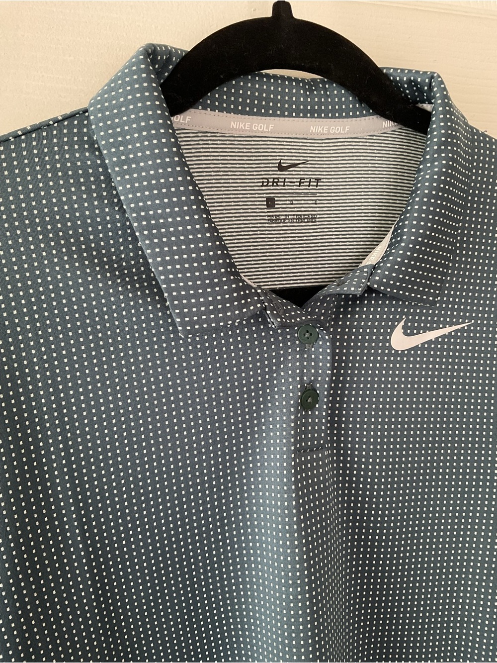 Nike Golf Dri-FIT Women’s Long Sleeve Polo Blue Athletic Top Size L - Picture 3 of 7
